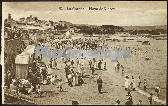 Playa de riazor de la coruña