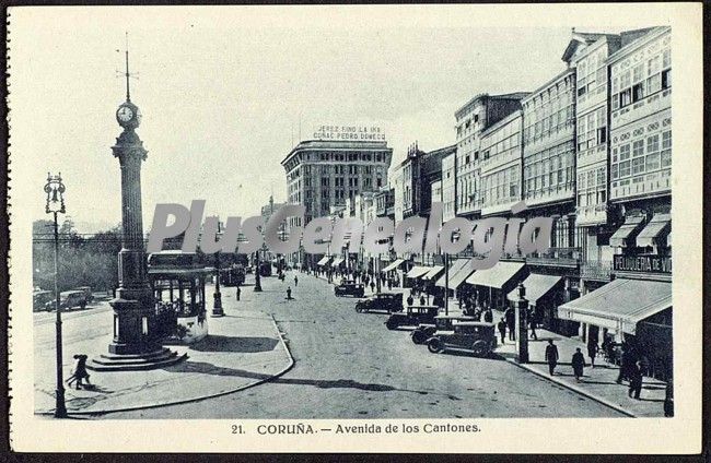 Avenida de los cantones en la coruña