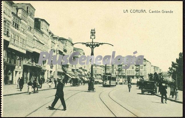 Calle cantón grande de la coruña