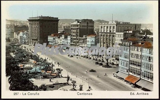 Avenida de los cantones en la coruña