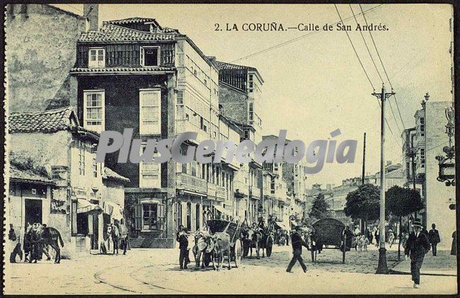 Calle de san andrés de la coruña