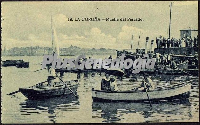 Muelle del pescado en la coruña