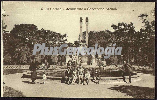 Monumento a concepción arenal en la coruña