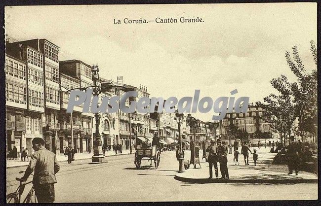 Calle cantón grande de la coruña