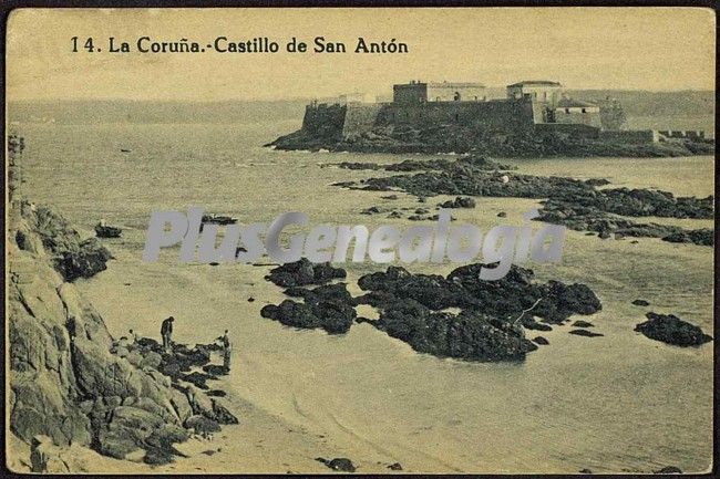 Castillo de san antón en la coruña