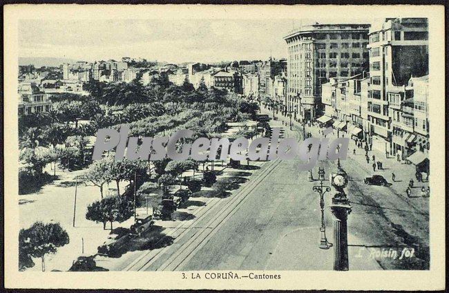 Avenida de los cantones en la coruña