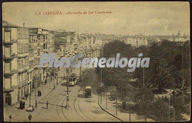 Avenida de los cantones de la coruña