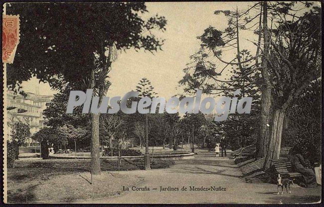 Jardines de méndez núñez en la coruña