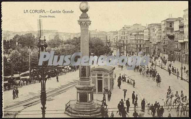 Calle cantón grande de la coruña