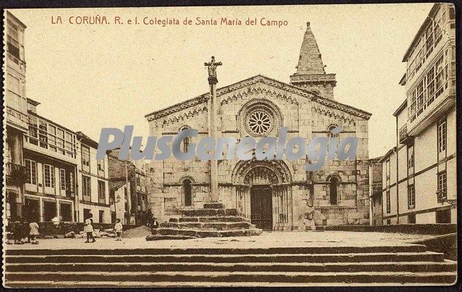 Colegiata de santa maría del campo en la coruña