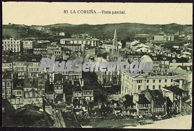 La coruña. vista parcial