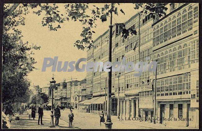 Avenida de la marina en la coruña