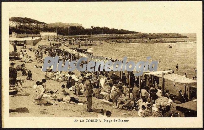 Playa de riazor de la coruña