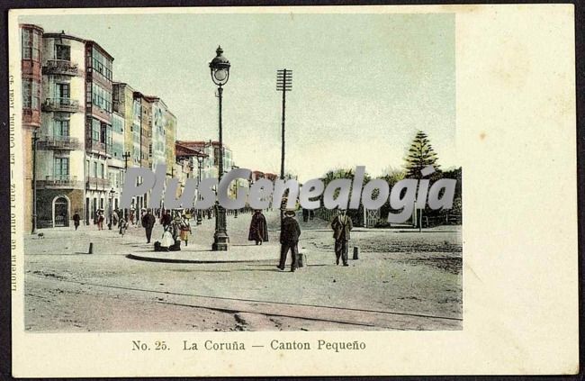 Calle cantón pequeño de la coruña