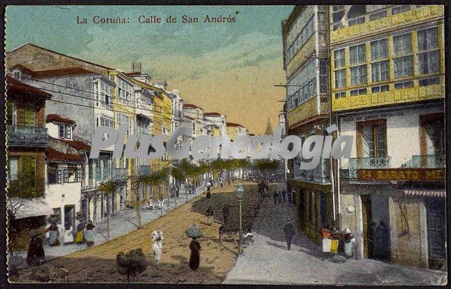 Calle de san andrés de la coruña