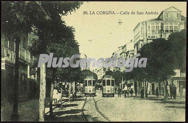 Calle de san andrés de la coruña