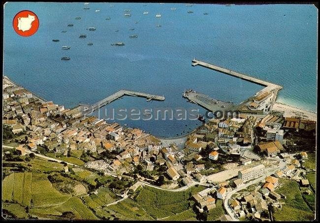 Vista aérea de muros de san pedro (la coruña)