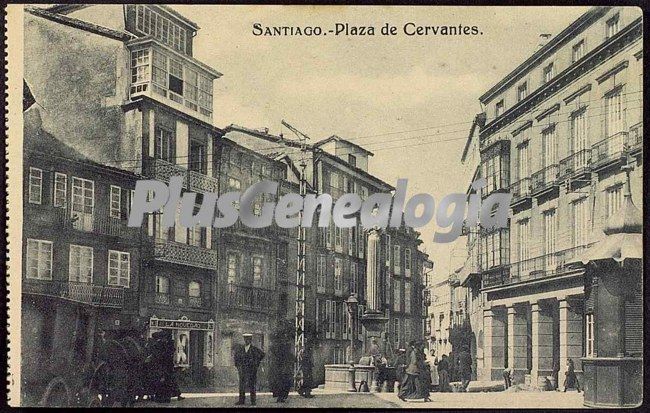 Plaza de cervantes de santiago de compostela