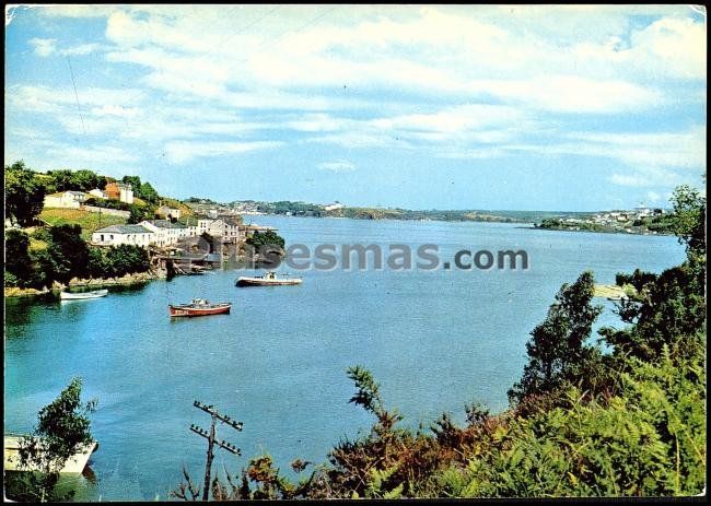 Ría del eo. al fondo figueras y castropol (lugo)