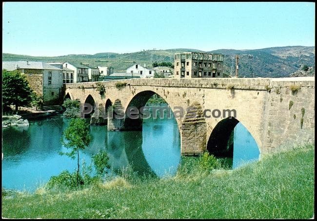 Puente romano sobre el sil. la rua petin (orense)