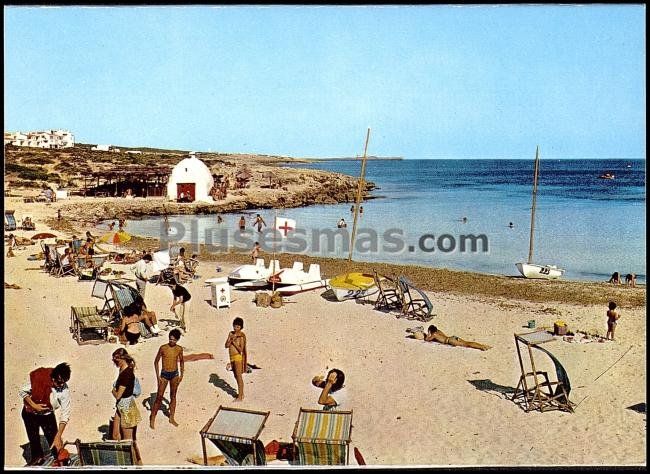 Cala galdana en menorca.