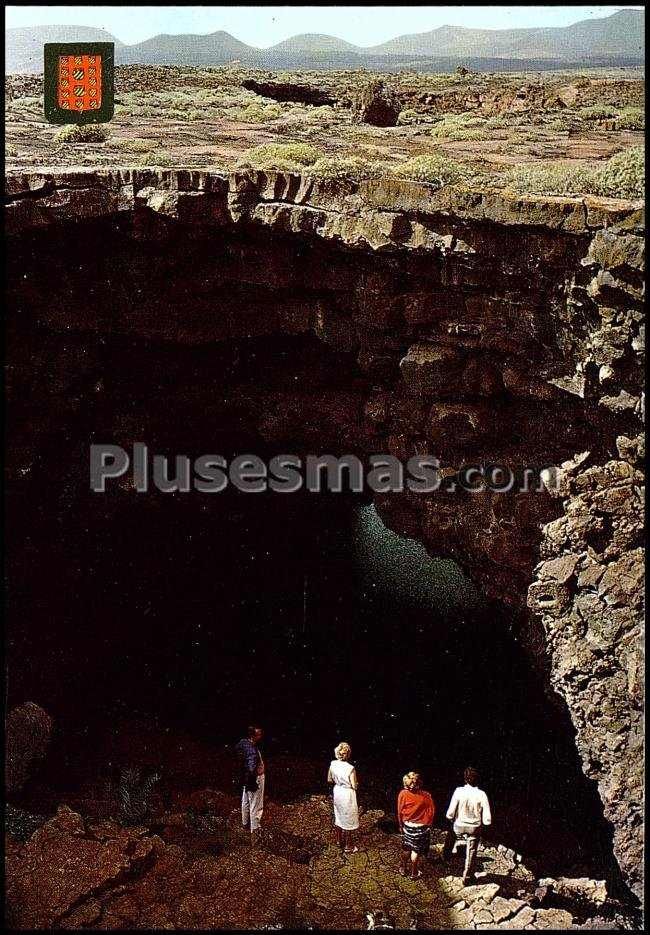 Jameo del agua en haría de lanzarote (islas canarias)