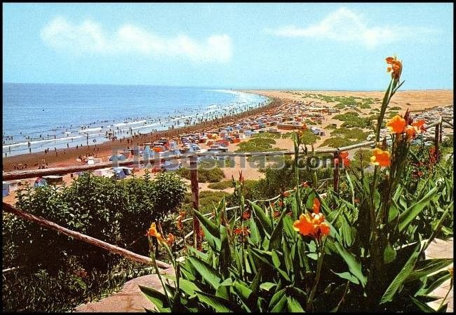 Playa del inglés en las palmas (sur de gran canaria)