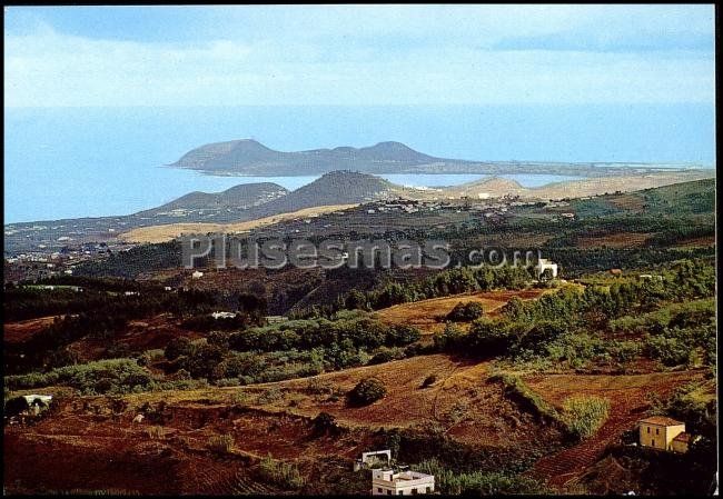 Vista panorámica de las palmas de gran canaria