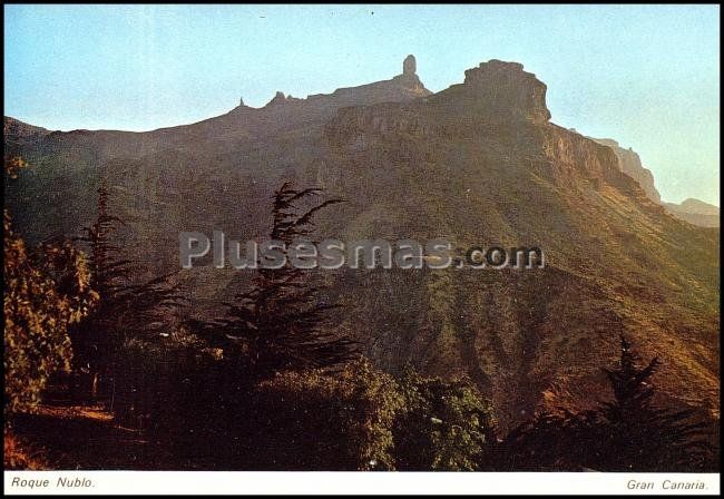 Roque nublo en tejeda (las palmas)