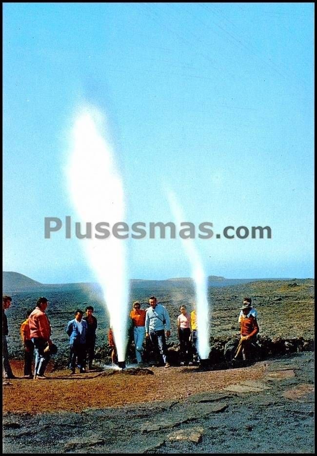 Chorros de agua en el 