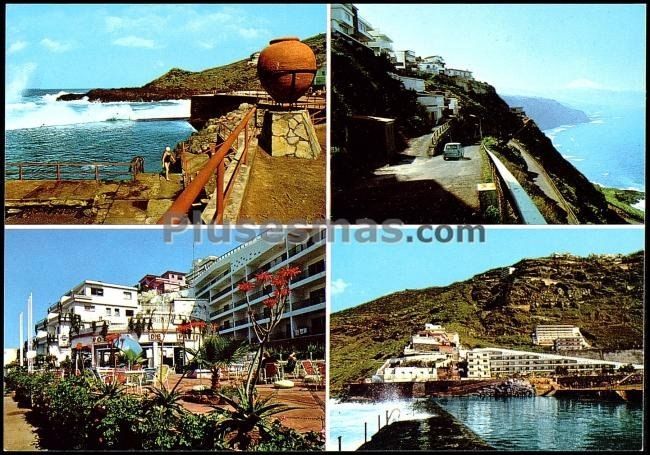 Vistas parciales de mesa del mar en tacoronte (santa cruz de tenerife)