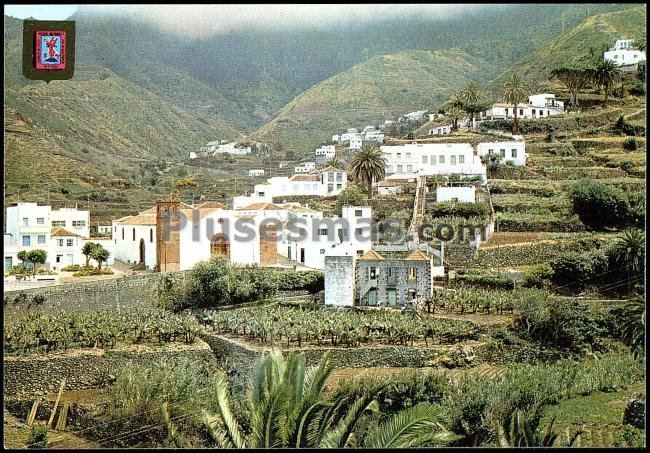 Detalle del apacible pueblo de taganana (santa cruz de tenerife)