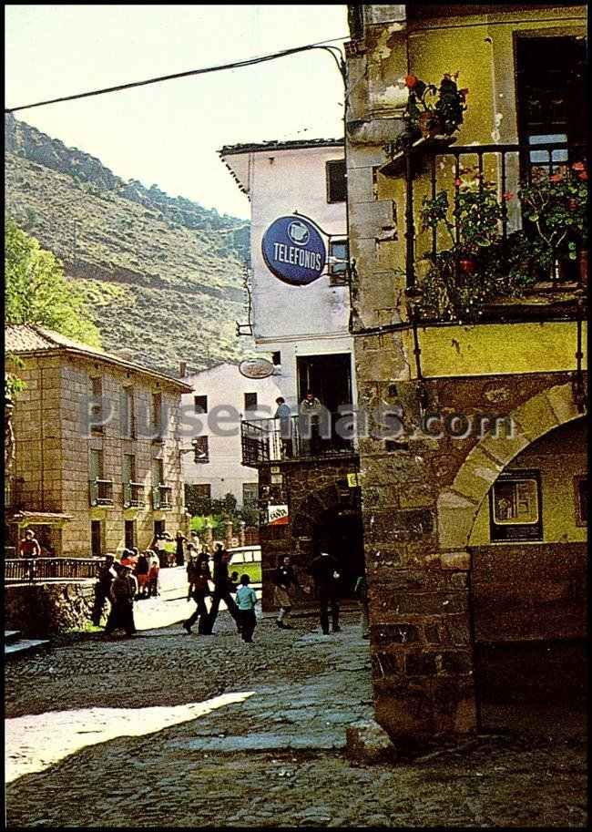 Calle de la plaza de ortigosa de cameros (la rioja)