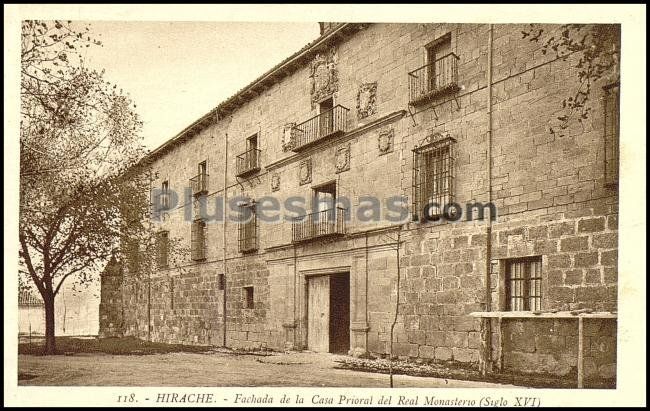 Fachada de la casa prioral del real monasterio de irache en ayegui (navarra)