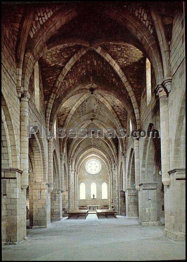 Interior del monasterio de iranzu (navarra)