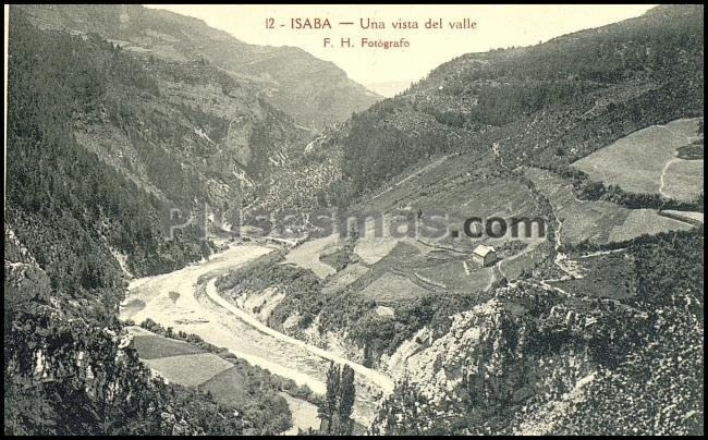 Vista del valle en isaba (navarra)