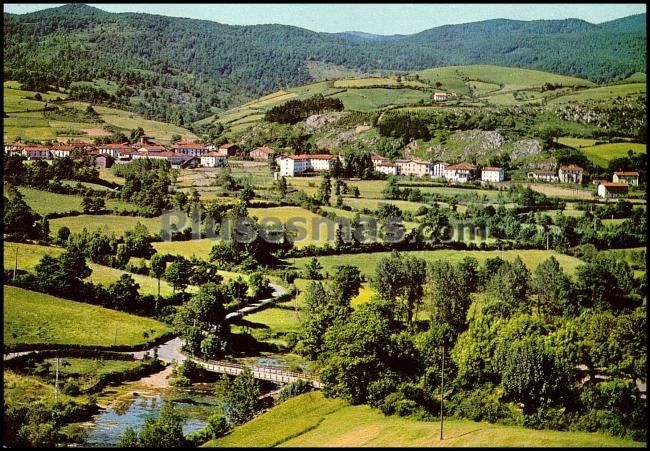 Vista parcial de lecumberri (navarra)