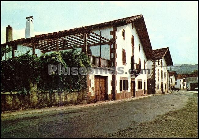 Vista parcial de mugaire (navarra)