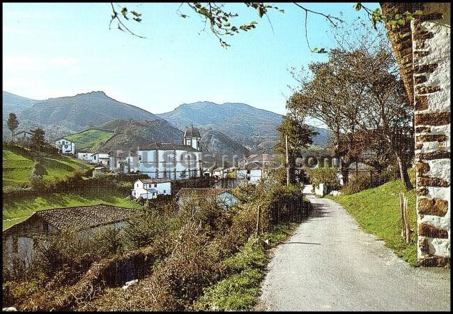 Vista parcial de zugarramurdi (navarra)