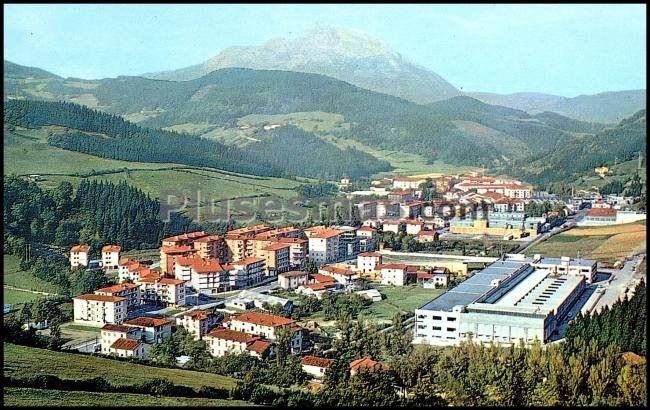 Vista panorámica de arechavaleta (guipúzcoa)