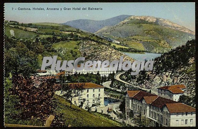 Hoteles, arocena y gran hotel balneario, cestona (guipuzcoa)