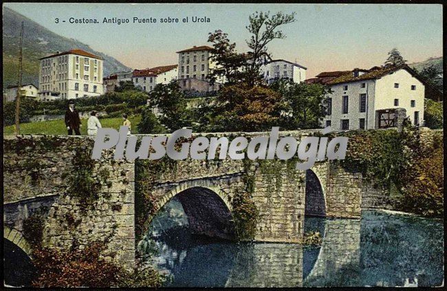 Antiguo puente sobre el urola, cestona (guipuzcoa)