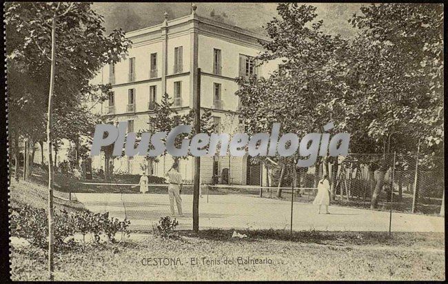 El tenis del balneario, cestona (guipuzcoa)