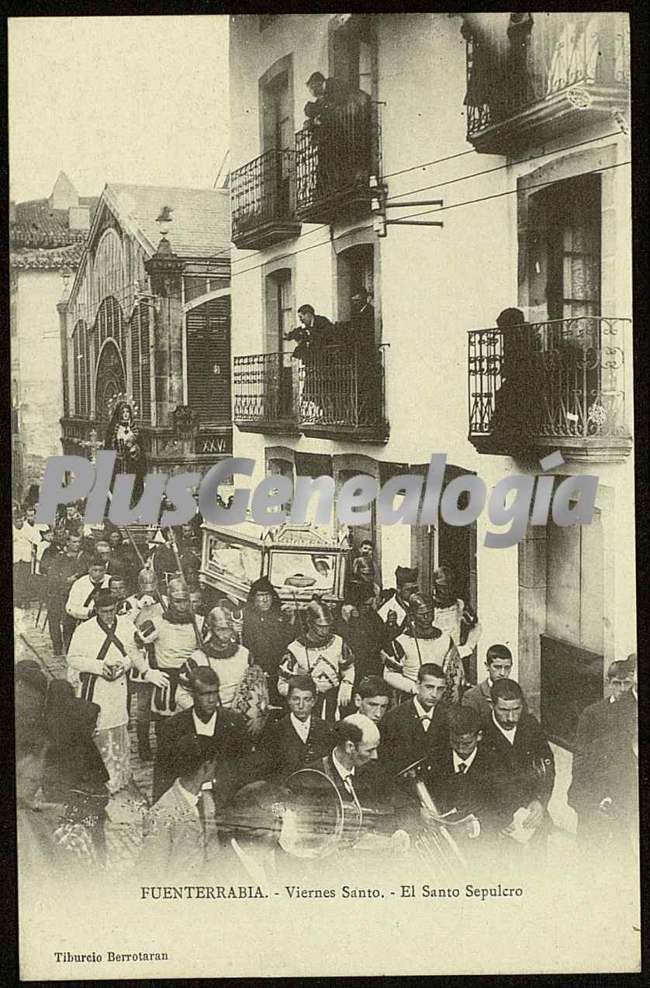 Procesión de viernes santo, fuenterrabía (gupuzcoa)