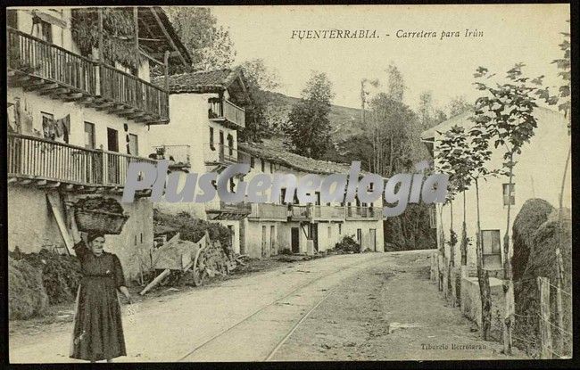 Carretera para irún, fuenterrabía (gupuzcoa)