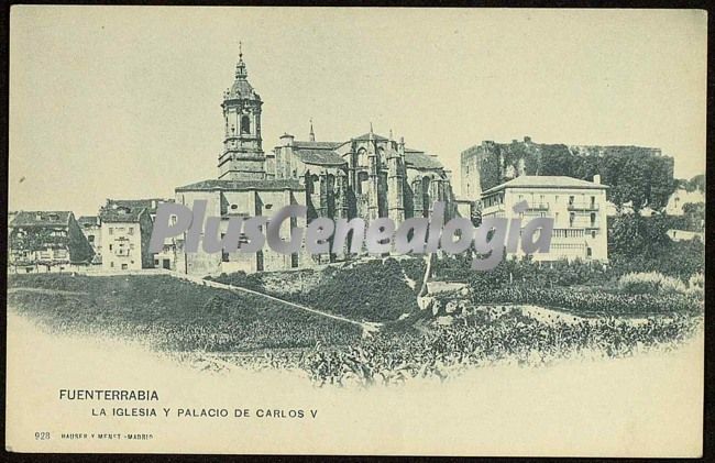 La iglesia y palacio de carlos v, fuenterrabía (gupuzcoa)