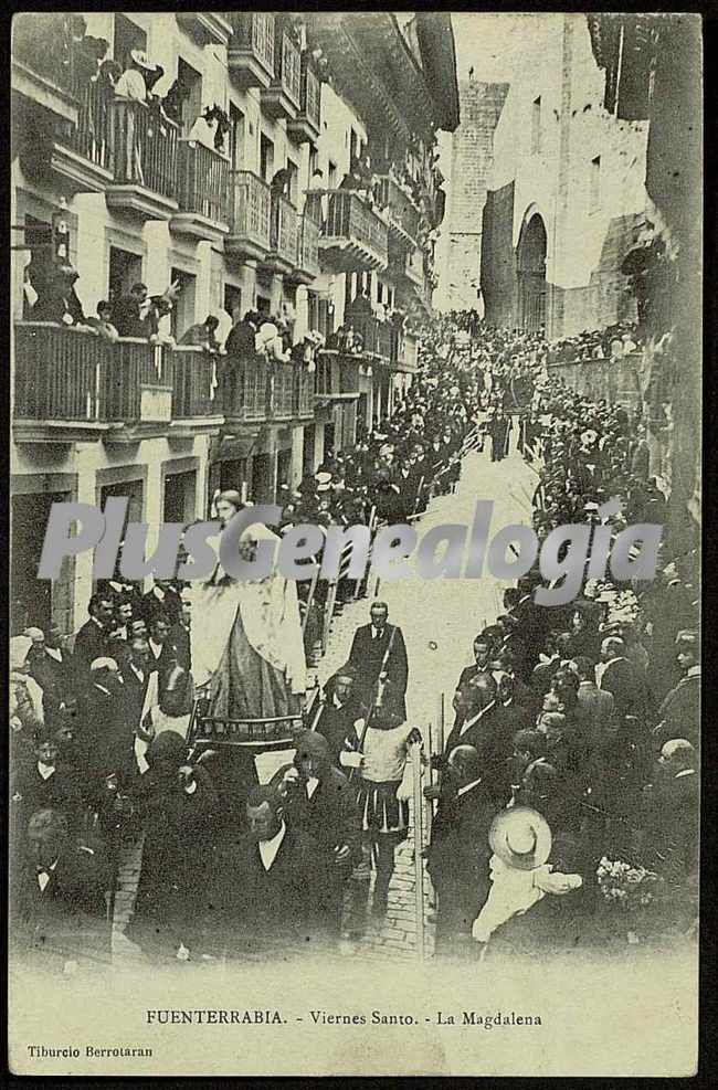 Procesión de viernes santo, fuenterrabía (gupuzcoa)