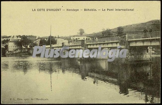 El puente internacional, fuenterrabía (gupuzcoa)