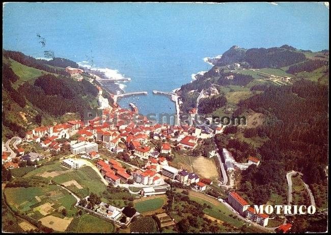 Vista aérea de motrico (guipúzcoa)