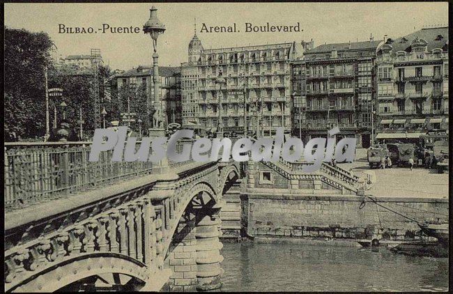 Boulevard del arenal y puente de bilbao